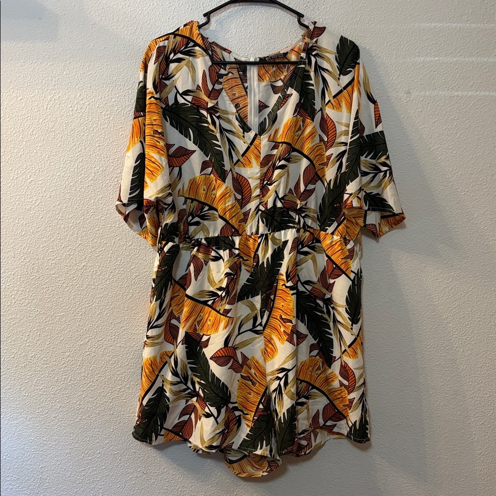 BloomChic Vibrant Floral Romper